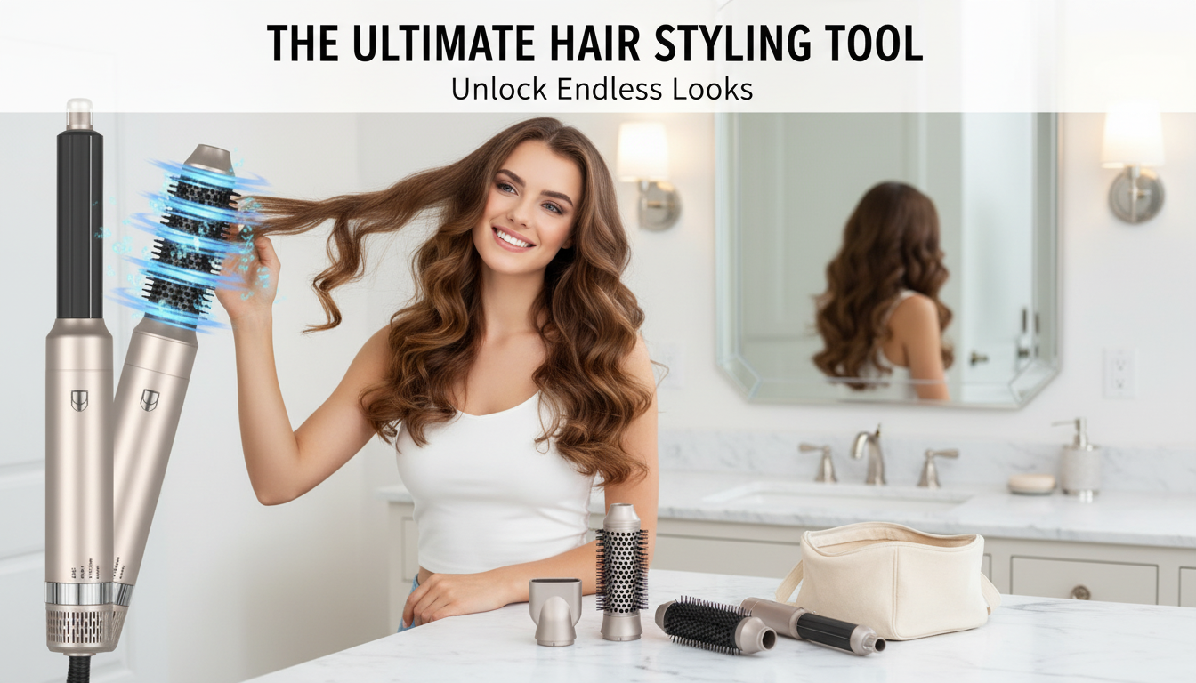 5-in-1 High-Speed Dryer Brush for Fast, Smooth Blowouts