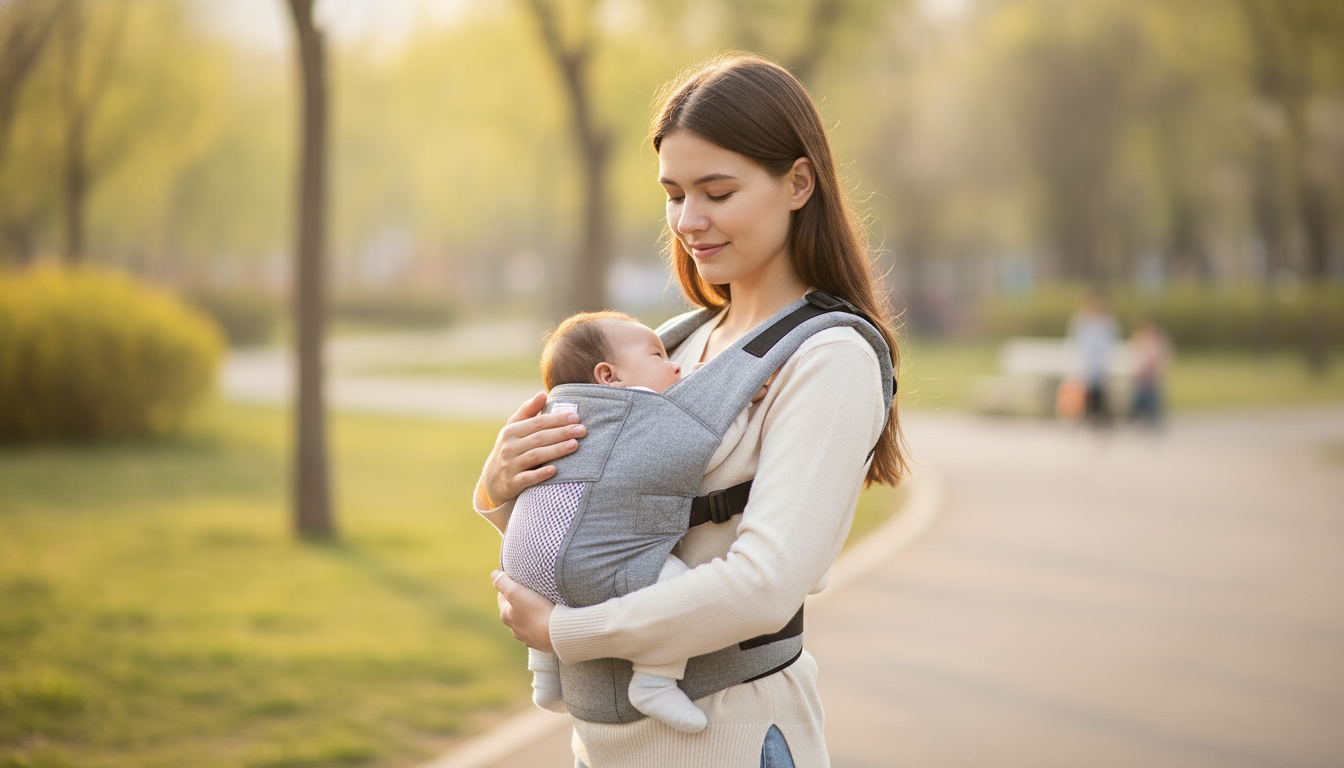Front Shoulder Baby Sling Guide for All-Season Comfort