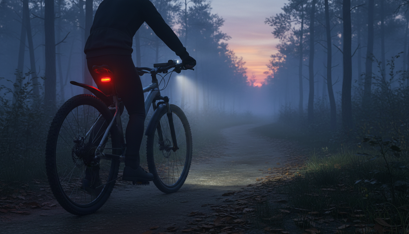 Super Bright USB Rechargeable Bike Headlight & Taillight