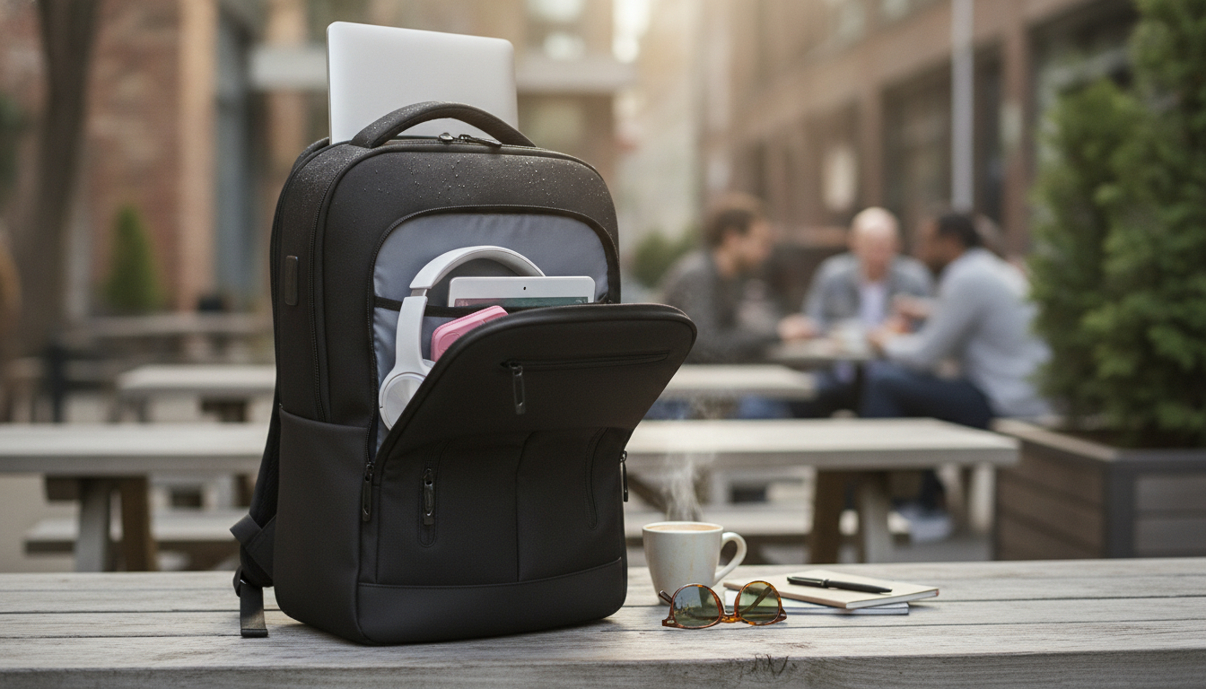 Waterproof 17-Inch Laptop Backpack for Travel & Work